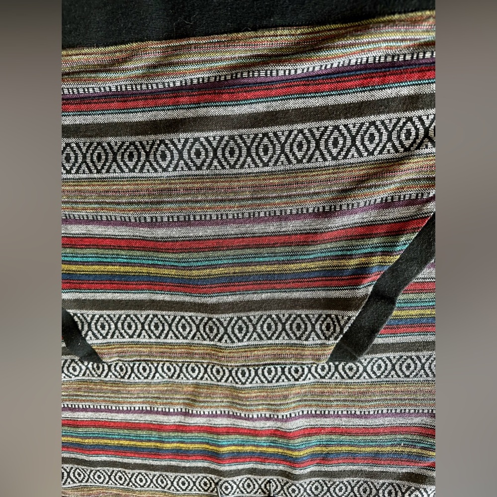 Beautiful Giant Multi Color Patterned Hoodie M/L - Picture 4 of 7